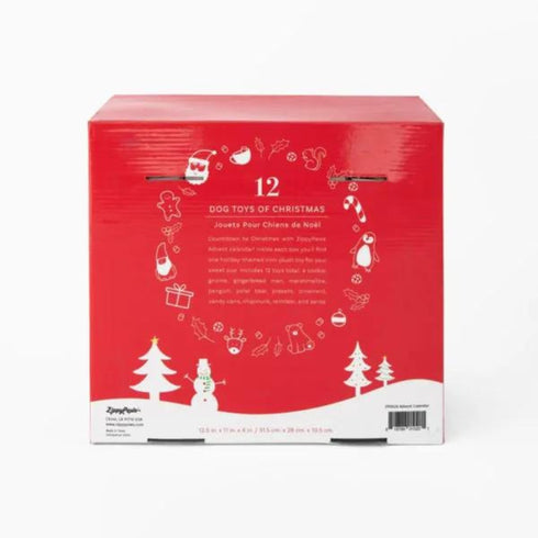 Zippy Paws Advent Calendar 12pc - Poudre Pet and Feed Supply